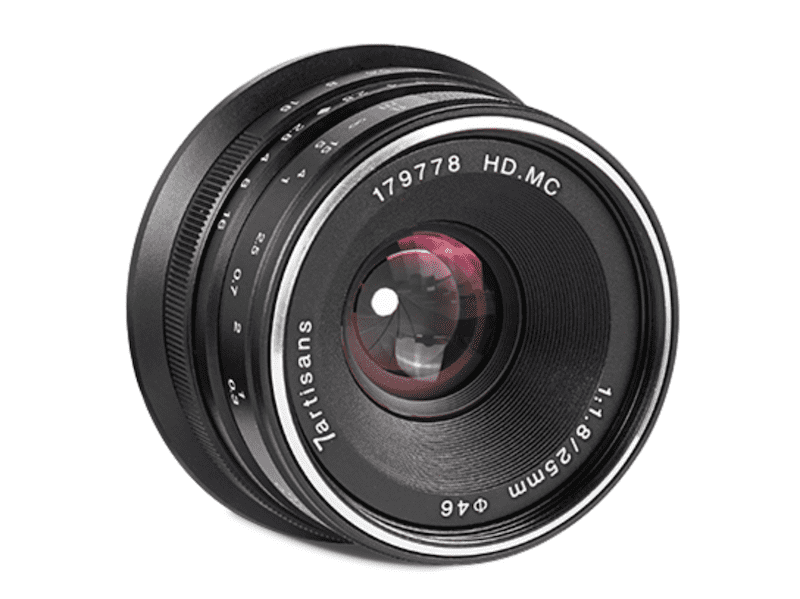 25mmF1.8標準単焦点レンズ